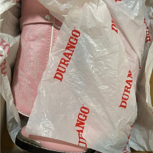 Durango Lil' Pink N Chrome BT568 Western Boot - Picture 11 of 13